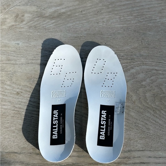 100% Authentic New Golden Goose Ballstars Black with Red Glitter Star Size 37 - Picture 8 of 11